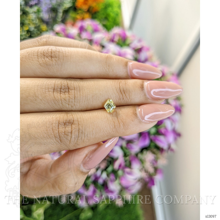 0.85 Ct. Yellow Sapphire from Ceylon (Sri Lanka)