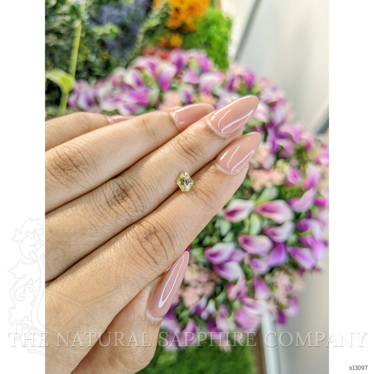 0.85 Ct. Yellow Sapphire from Ceylon (Sri Lanka)