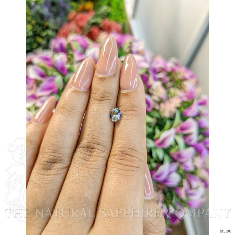 0.97 Ct. Bi Color Sapphire from Ceylon (Sri Lanka)