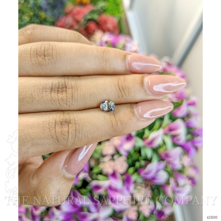 0.97 Ct. Bi Color Sapphire from Ceylon (Sri Lanka)