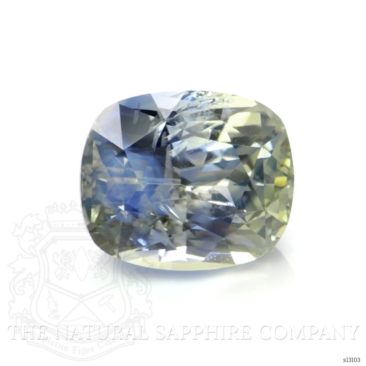 1.84 Ct. Bi Color Sapphire from Ceylon (Sri Lanka)