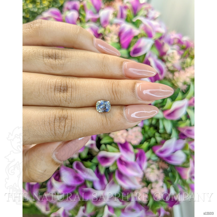 1.84 Ct. Bi Color Sapphire from Ceylon (Sri Lanka)