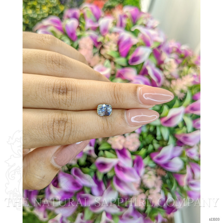 1.84 Ct. Bi Color Sapphire from Ceylon (Sri Lanka)