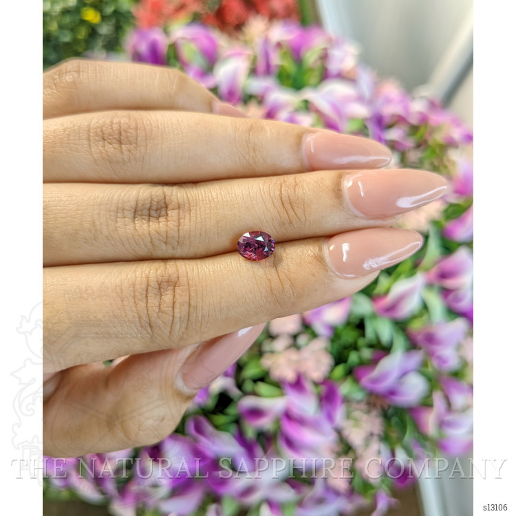 1.52 Ct. Bi Color Sapphire from Ceylon (Sri Lanka)