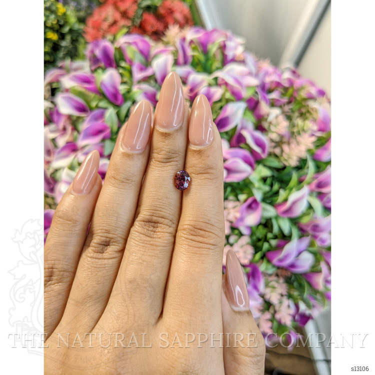 1.52 Ct. Bi Color Sapphire from Ceylon (Sri Lanka)