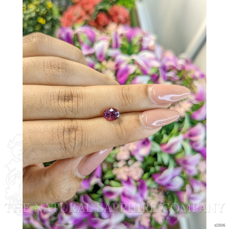 1.52 Ct. Bi Color Sapphire from Ceylon (Sri Lanka)