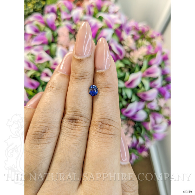 0.89 Ct. Bi Color Sapphire from Ceylon (Sri Lanka)