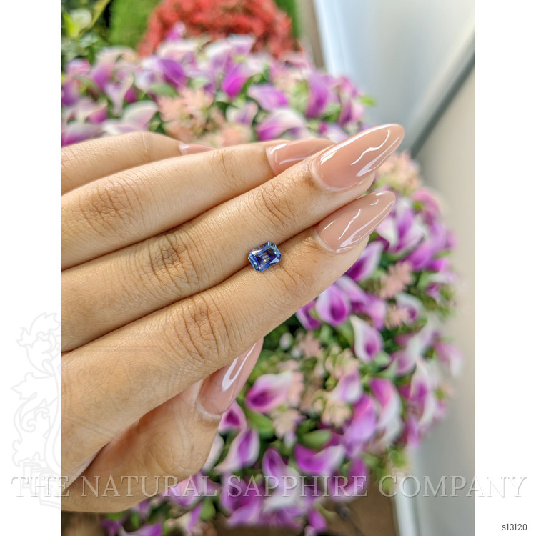 0.87 Ct. Bi Color Sapphire from Ceylon (Sri Lanka)