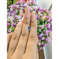 0.91 Ct. Blue Sapphire from Ceylon (Sri Lanka) Life Style
