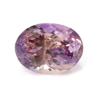 Accent Stones Bi Color Sapphire Ring 1.57 Ct., 14K Rose Gold Combination Stone