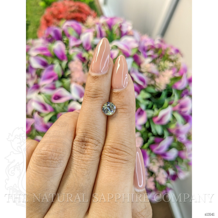 1.70 Ct. Bi Color Sapphire from Ceylon (Sri Lanka)