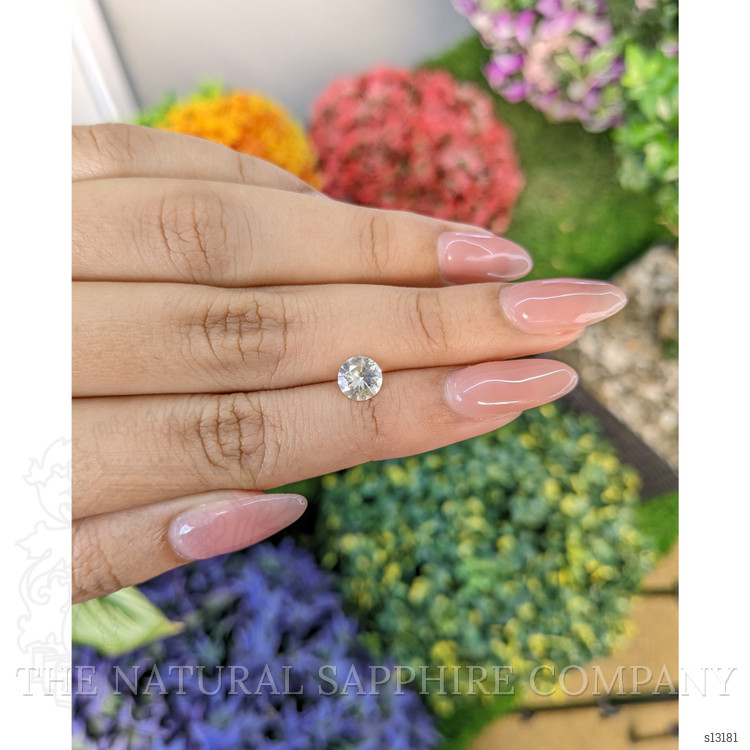 1.04 Ct. White Sapphire from Ceylon (Sri Lanka)
