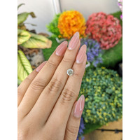 1.14 Ct. White Sapphire from Ceylon (Sri Lanka) Life Style