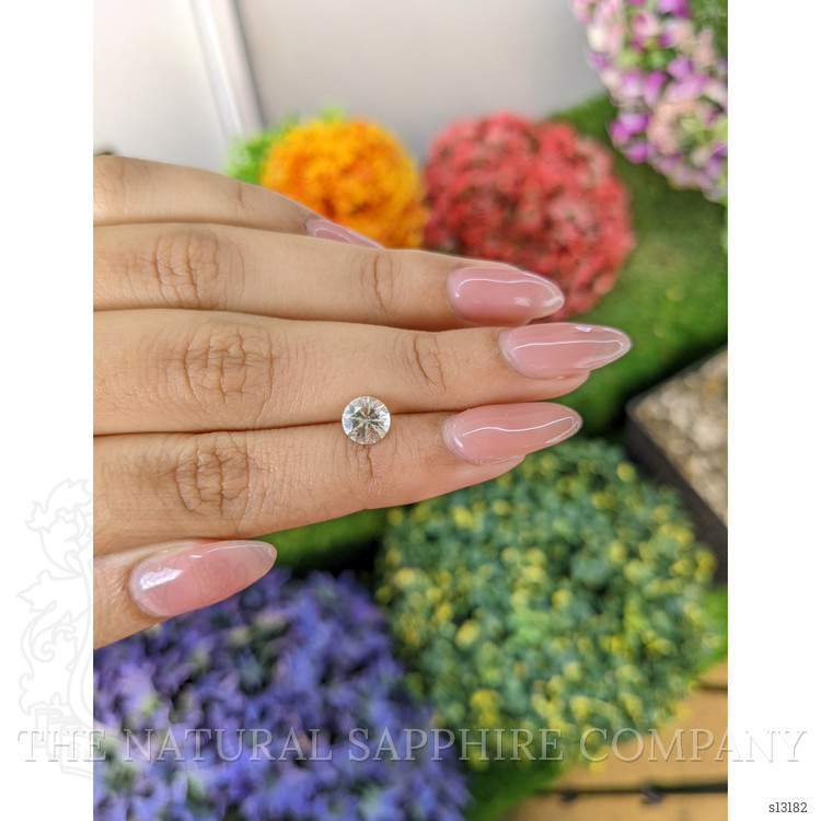 1.14 Ct. White Sapphire from Ceylon (Sri Lanka)