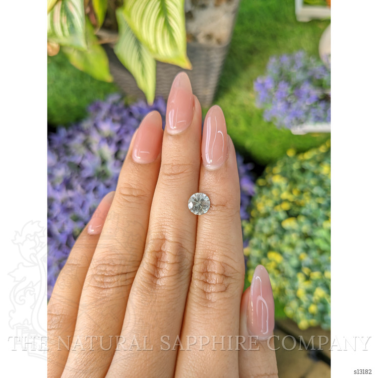 1.14 Ct. White Sapphire from Ceylon (Sri Lanka)