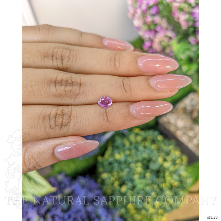 0.67 Ct. Purplish Pink Sapphire from Ceylon (Sri Lanka)