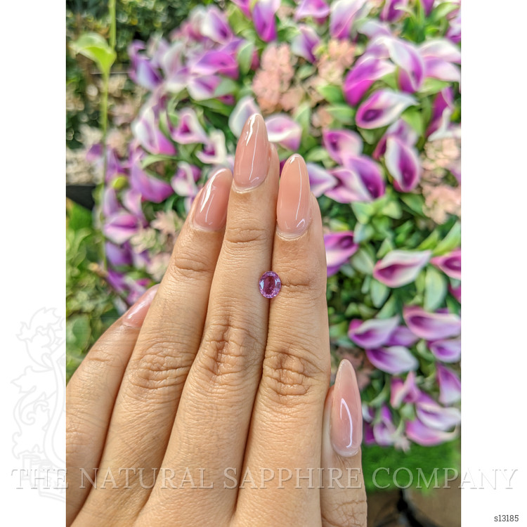 0.67 Ct. Purplish Pink Sapphire from Ceylon (Sri Lanka)