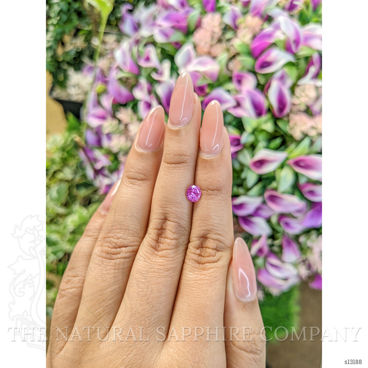 0.79 Ct. Pinkish Purple Sapphire from Ceylon (Sri Lanka)