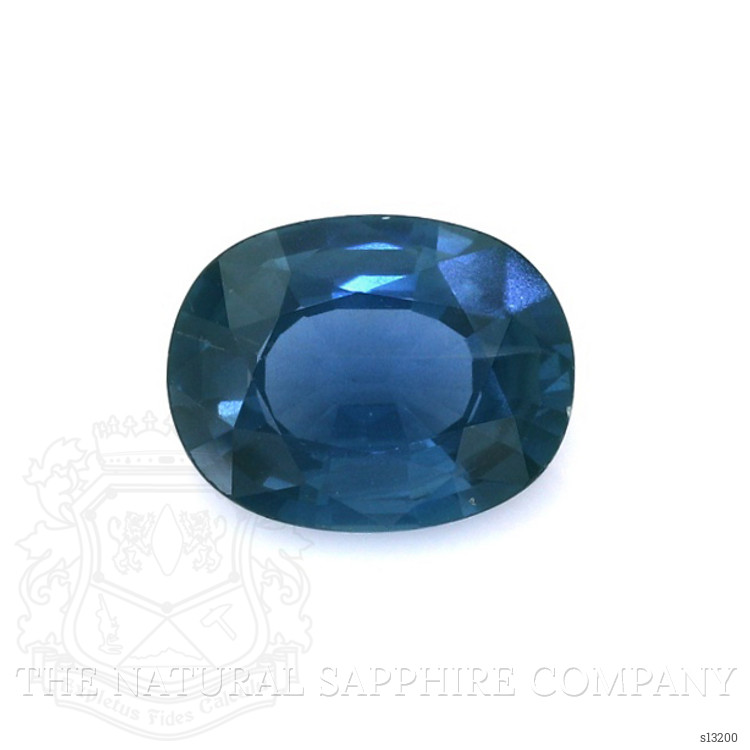 4.08 Ct. Greenish Blue Sapphire from Ceylon (Sri Lanka)