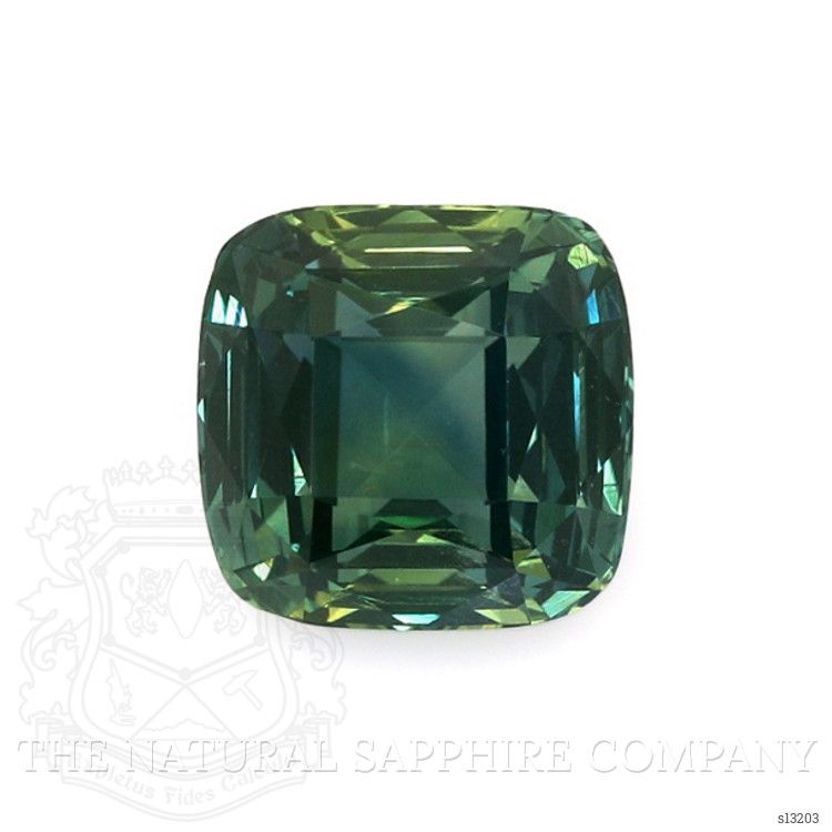 4.51 Ct. Bluish Green Sapphire from Ceylon (Sri Lanka)