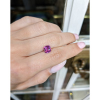 1.76 Ct. Pinkish Purple Sapphire from Ceylon (Sri Lanka) Life Style