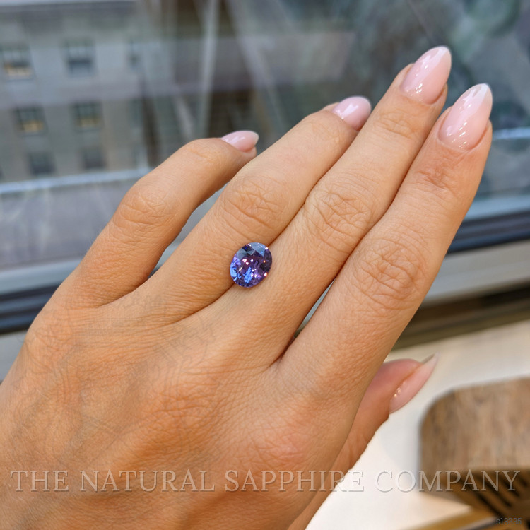 2.55 Ct. Purple Sapphire from Ceylon (Sri Lanka)