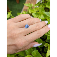 2.15 Ct. Blue Sapphire from Ceylon (Sri Lanka) Life Style