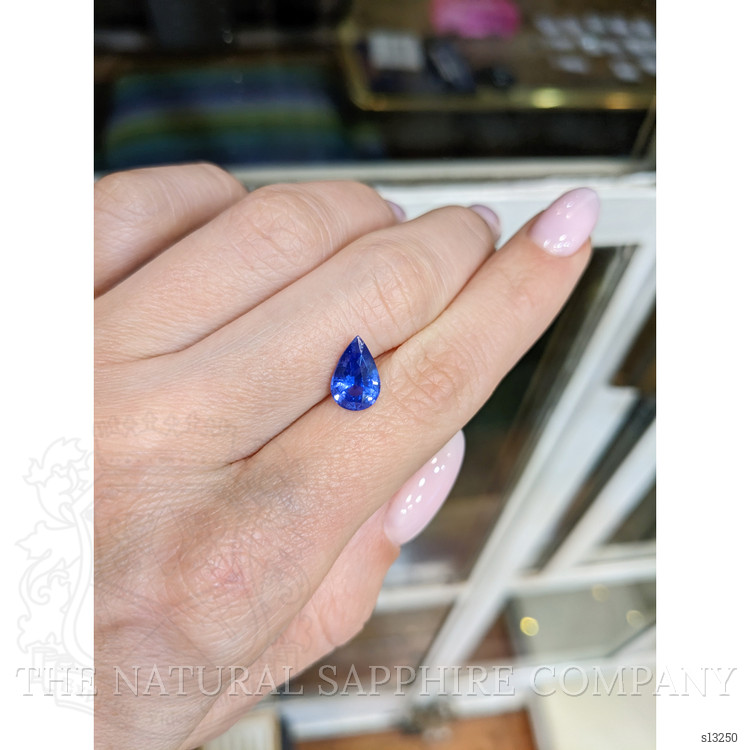 2.04 Ct. Blue Sapphire from Ceylon (Sri Lanka)