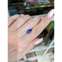 2.04 Ct. Blue Sapphire from Ceylon (Sri Lanka) Life Style