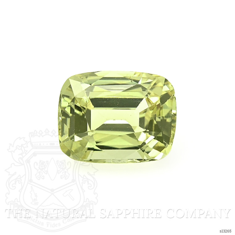 1.79 Ct. Greenish Yellow Sapphire from Ceylon (Sri Lanka)