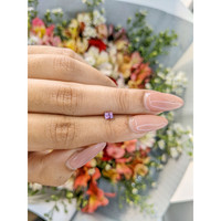 0.35 Ct. Purplish Pink Sapphire from Ceylon (Sri Lanka) Life Style