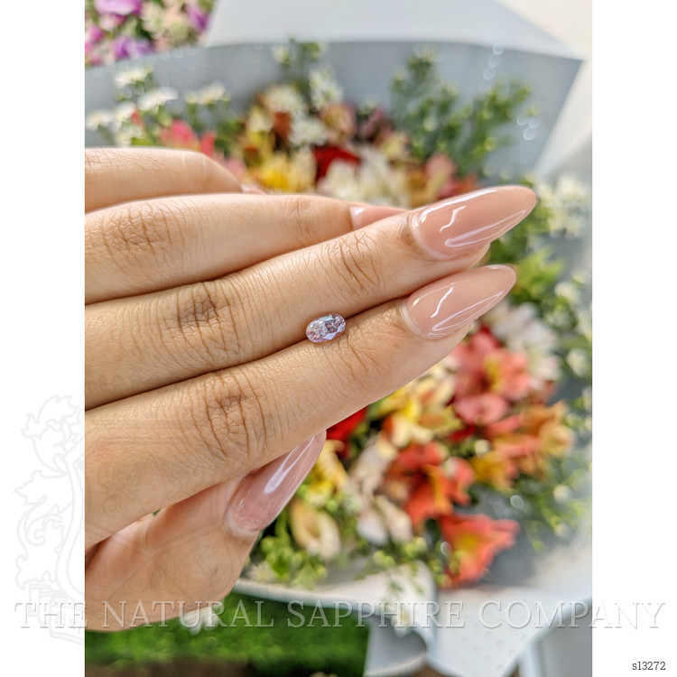 0.83 Ct. Purplish Pink Sapphire from Ceylon (Sri Lanka)