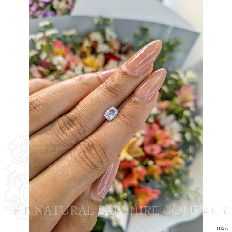 0.85 Ct. Purple Sapphire from Ceylon (Sri Lanka)