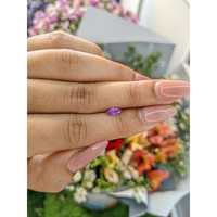 0.48 Ct. Pinkish Purple Sapphire from Ceylon (Sri Lanka) Life Style