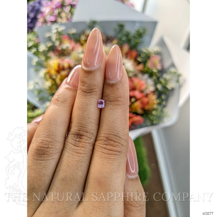 0.33 Ct. Purple Sapphire from Ceylon (Sri Lanka)