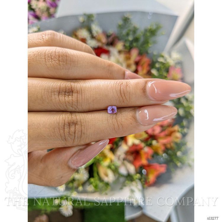 0.33 Ct. Purple Sapphire from Ceylon (Sri Lanka)