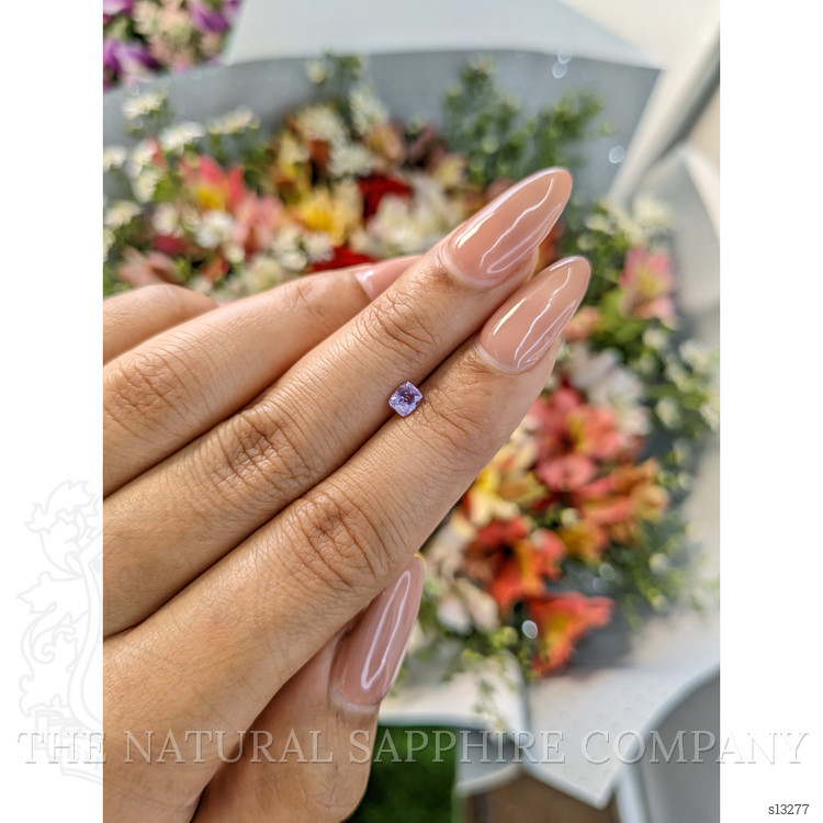 0.33 Ct. Purple Sapphire from Ceylon (Sri Lanka)