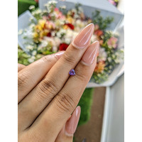 0.33 Ct. Purple Sapphire from Ceylon (Sri Lanka) Life Style