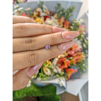 0.59 Ct. Purple Sapphire from Ceylon (Sri Lanka) Life Style