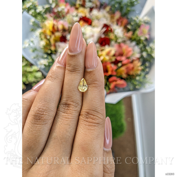 1.37 Ct. Yellow Sapphire from Ceylon (Sri Lanka)