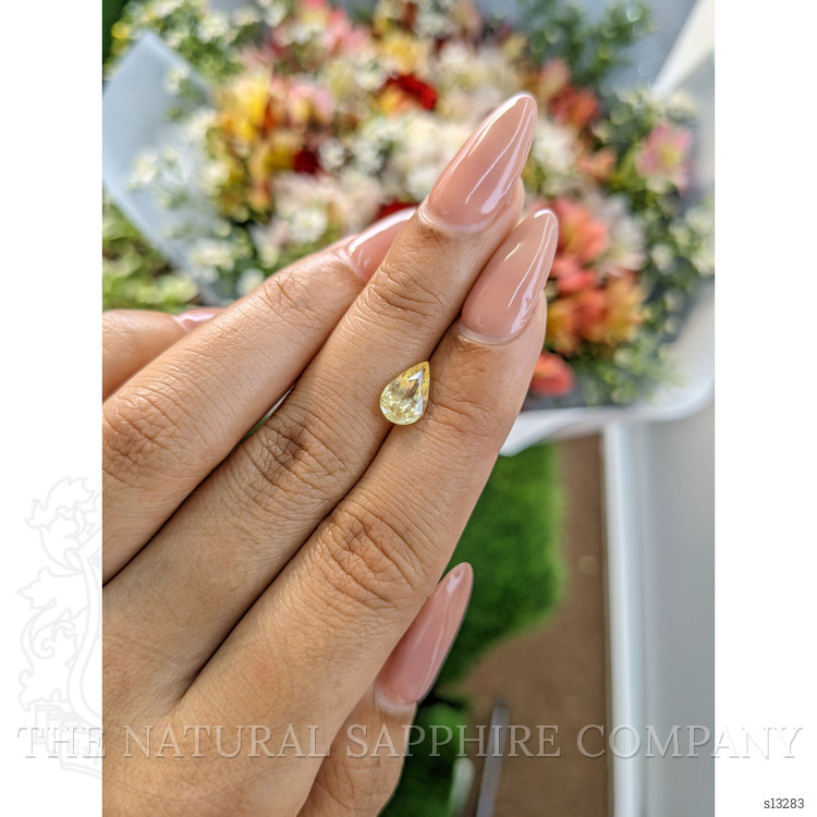 1.37 Ct. Yellow Sapphire from Ceylon (Sri Lanka)