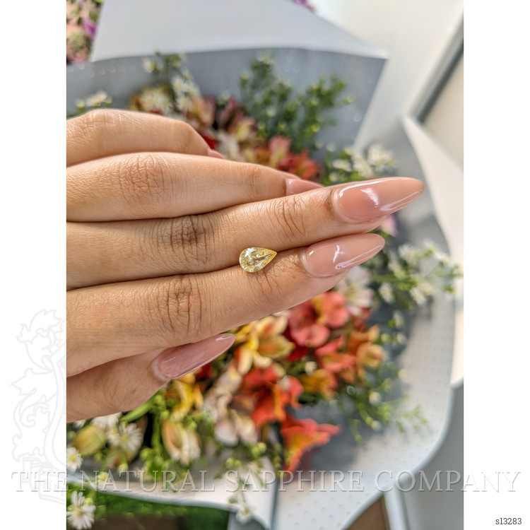 1.37 Ct. Yellow Sapphire from Ceylon (Sri Lanka)