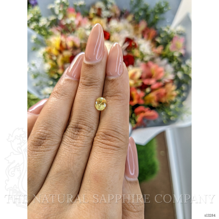 1.18 Ct. Yellow Sapphire from Ceylon (Sri Lanka)