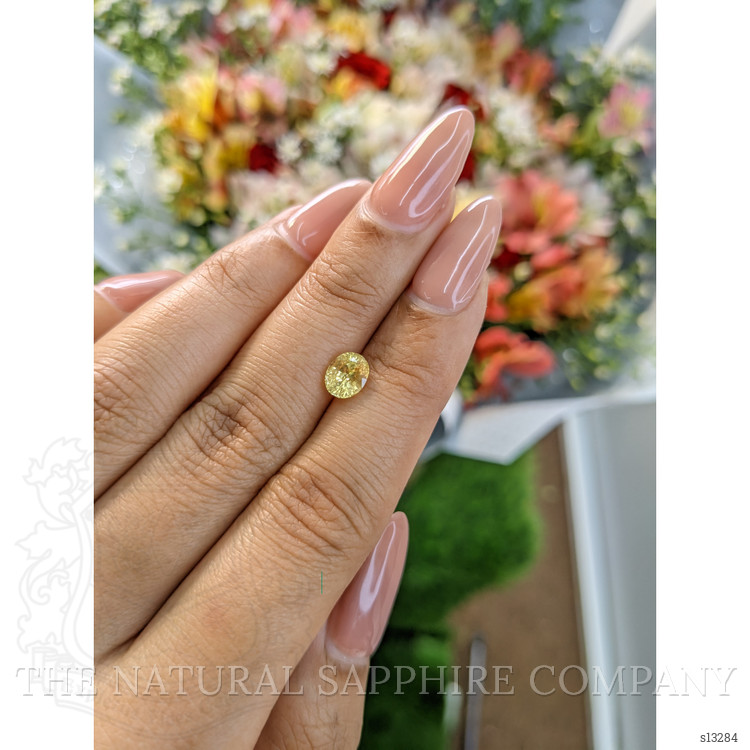 1.18 Ct. Yellow Sapphire from Ceylon (Sri Lanka)