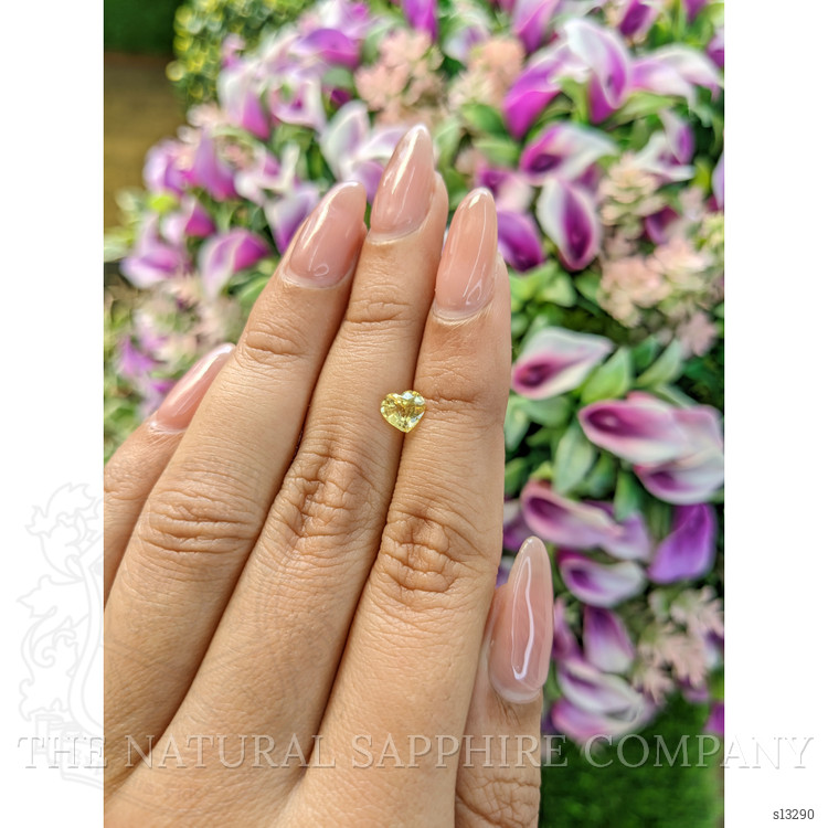 0.73 Ct. Yellow Sapphire from Ceylon (Sri Lanka)