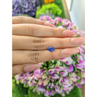 1.01 Ct. Blue Sapphire from Ceylon (Sri Lanka) Life Style