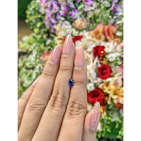 0.61 Ct. Color Change Sapphire from Ceylon (Sri Lanka) Life Style