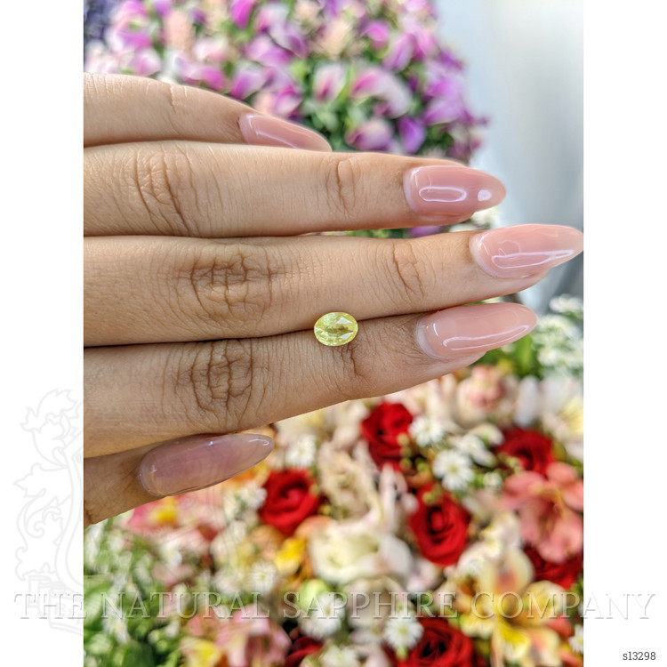 0.99 Ct. Yellow Sapphire from Ceylon (Sri Lanka)