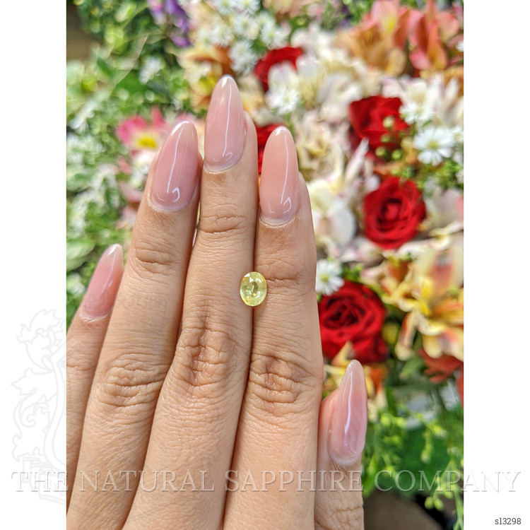 0.99 Ct. Yellow Sapphire from Ceylon (Sri Lanka)