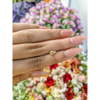 0.88 Ct. Peach Sapphire from Ceylon (Sri Lanka) Life Style